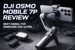 Read more about the article DJI Osmo Mobile 7P Review (2025) – Tech + Detailed (With Samsung S25 Ultra Compatibility)